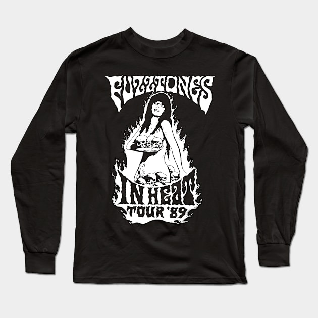 Fuzztones - In heat, tour 89 Long Sleeve T-Shirt by CosmicAngerDesign